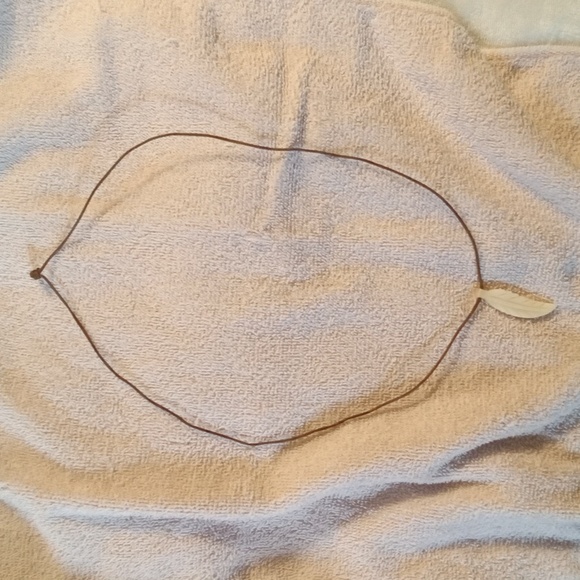 Feather Pendant Necklace - Picture 2 of 5